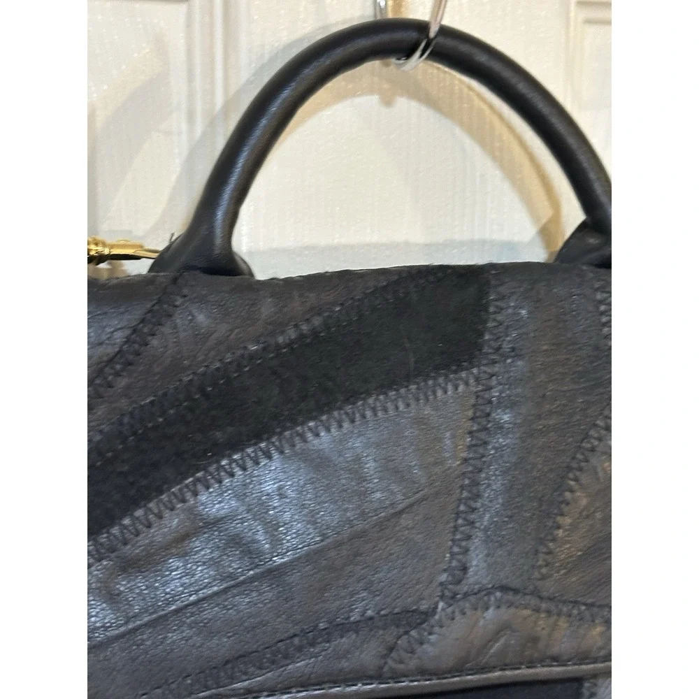 Vintage‎ Black Patchwork Purse